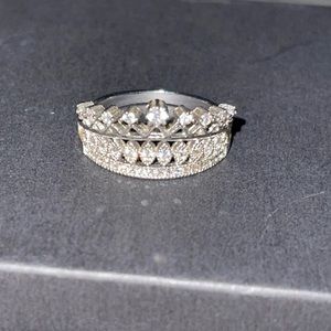 Sterling Silver Crown Ring